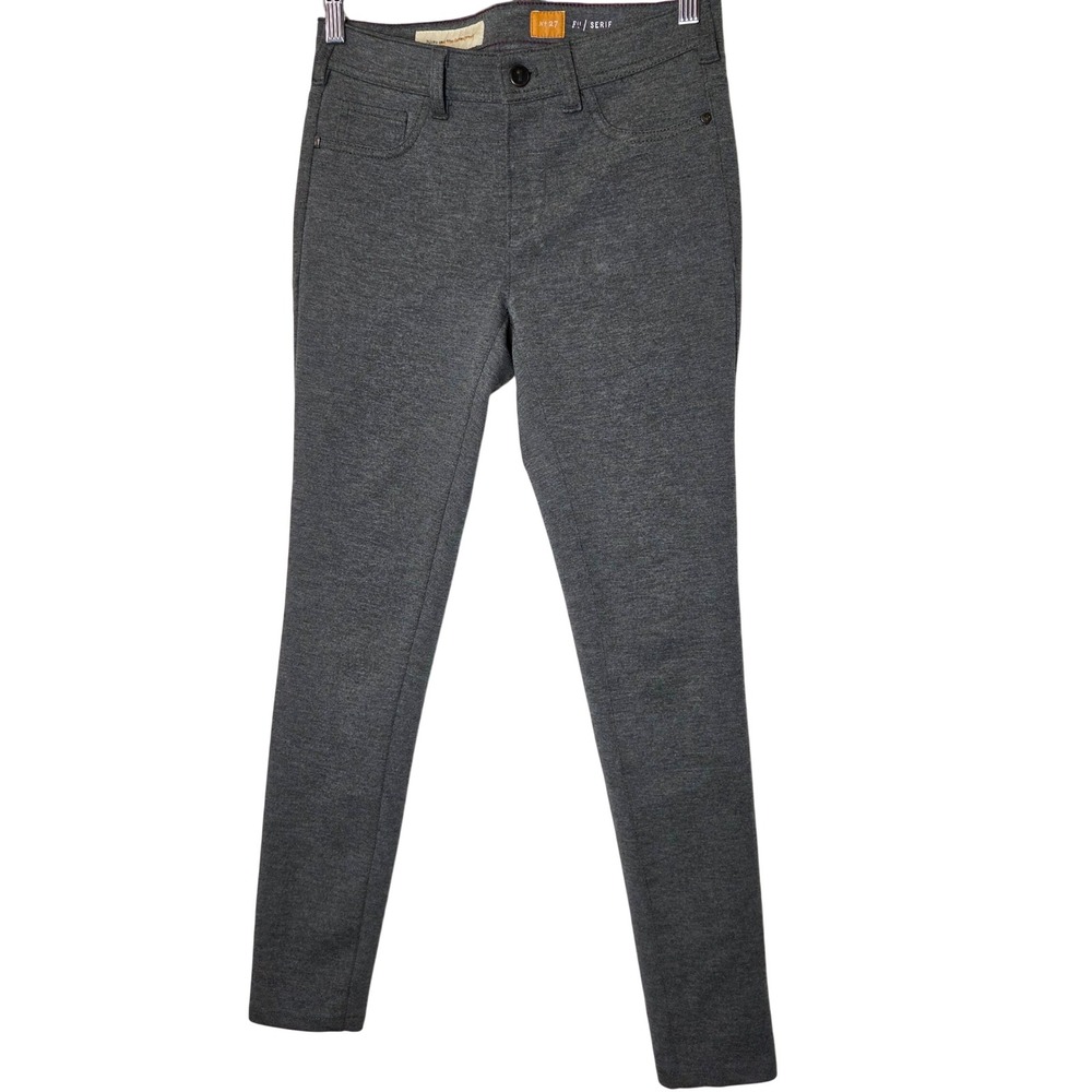 Pilcro and the Letterpress Anthropologie Gray jegging pants No.27